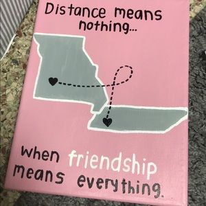 hand painted canvases